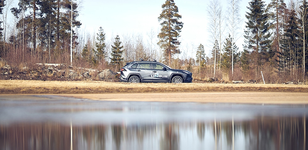 Unikie's test vehicle