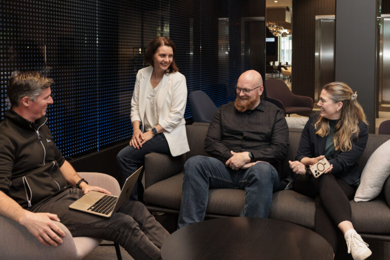Conor Lennon, Elina Mansner, Juha Kemppainen and Julia Karjalainen