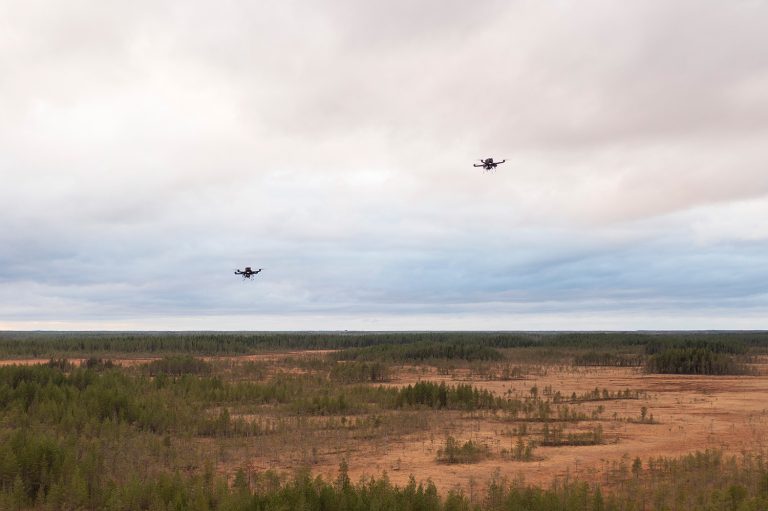 Unikie's autonomous drones operate over Bittium's tactical network